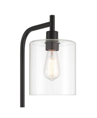 Karis Farmhouse Rustic 62 1/2" Tall Standing Floor Lamps Set of 2 Lights Downbridge Metal Matte Glass Shade