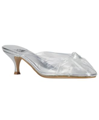Women's Crystala Knotted Kitten Heel Mules
