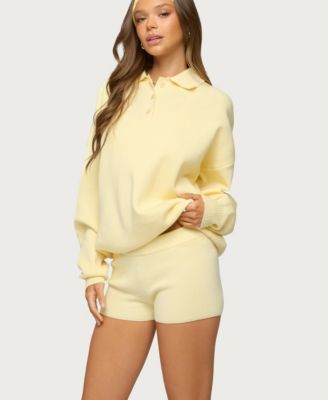 Women's Lorie Oversized Knit Polo Sweater