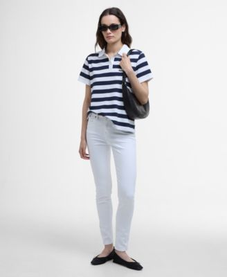 Women's Ashbourne Striped Polo Top