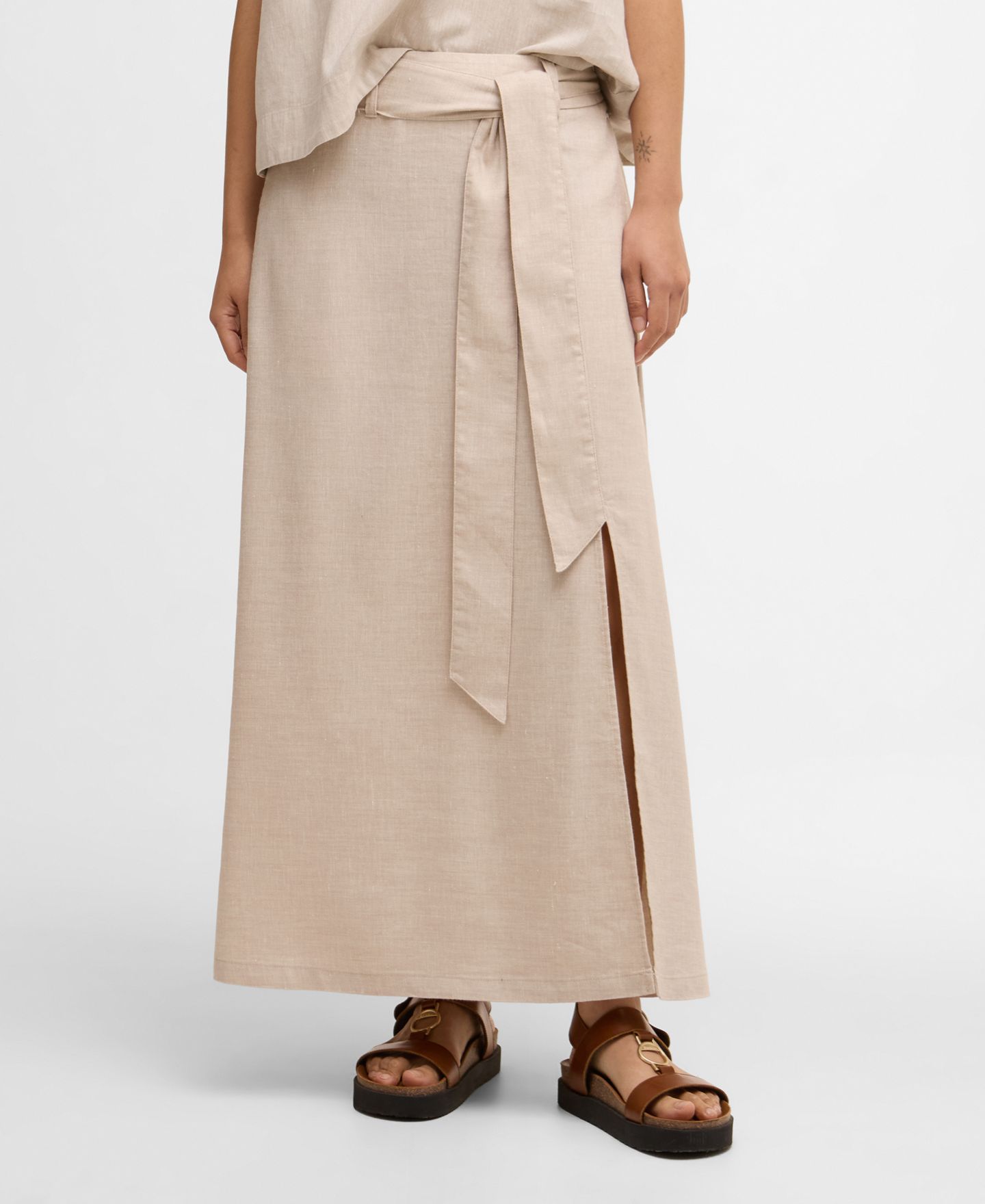 Женская юбка Barbour Gabby A-Line Maxi, цвет: Туманный — фото 2