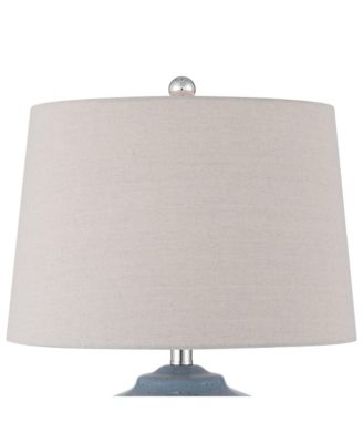Aegean 28" Tall Coastal Modern Table Lamps Set of 2 Ceramic Shade Living Room Bedroom Bedside