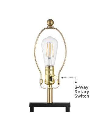 Pellana 24 3/4" High Brass USB Table Lamp