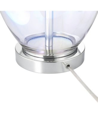 Daniella 24 3/4" High Clear Iridescent Glass Table Lamp Set of 2