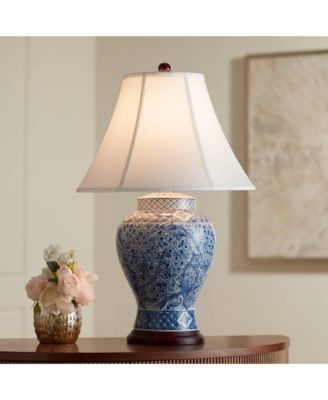 27" Tall Garden Bird Bell Shade Shonna Traditional Table Lamp