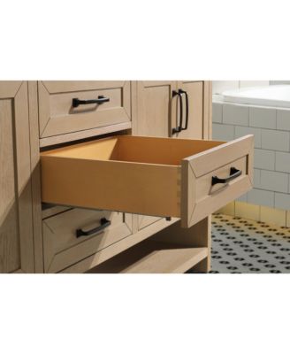 Venice 72" Bathroom Vanity Oak