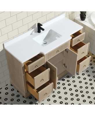 Redondo 55" Bathroom Vanity Ash Oak