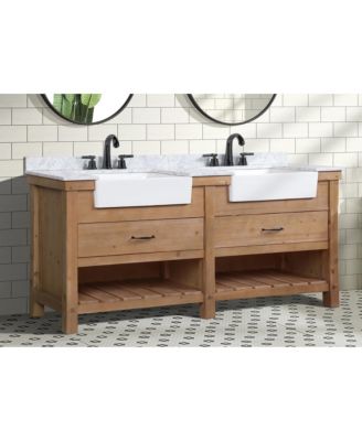 Marina 72" Bathroom Vanity Driftwood