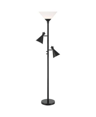 Ballard Modern 72" Tall Standing Floor Lamp Skinny Tree Torchiere with Side Lights Dimmable Metal