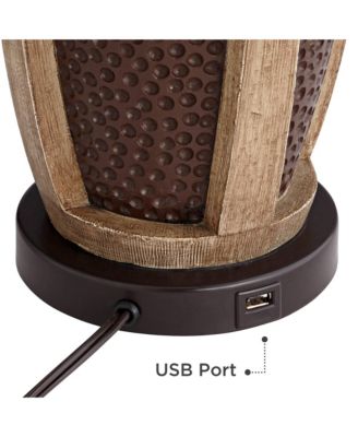 Parker Industrial Table Lamps Set of 2 with Round Risers 30" Tall