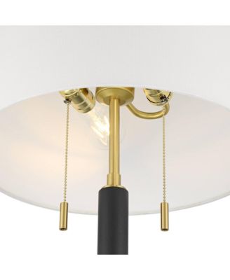 Rawdon 27" High Brass Light Pull-Chain Table Lamp Set of 2