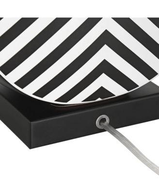 Fraser Ceramic Disc Table Lamp with Dimmer