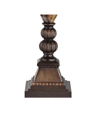 Traditional Table Lamps 27" Tall Set of 2 Aged