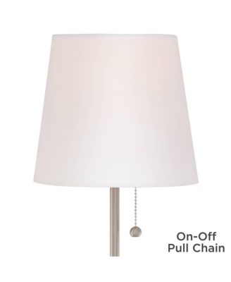 Justin Modern Accent Table Lamps 18" High Set of 2 with USB Charging Port and Table Top Dimmers for Bedroom Home Desk