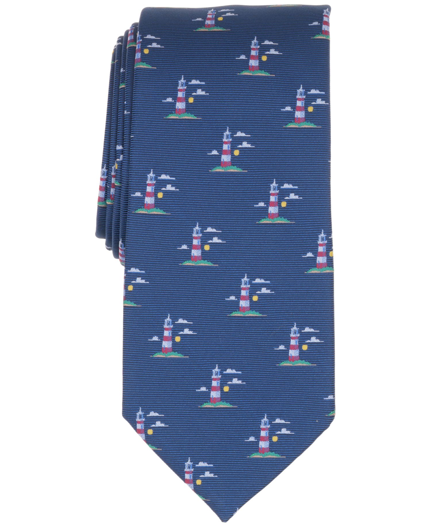 Men's Seaside Neat Pattern Tie