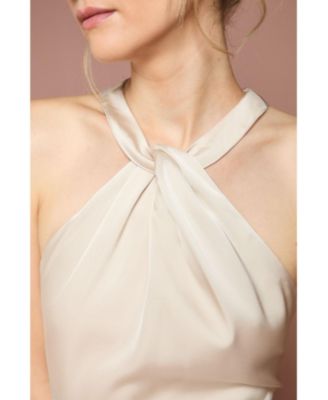 Women's Honoured Twist Halterneck Maxi Dress