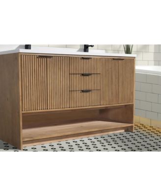 Diego 55" Bathroom Vanity Weathered Fir