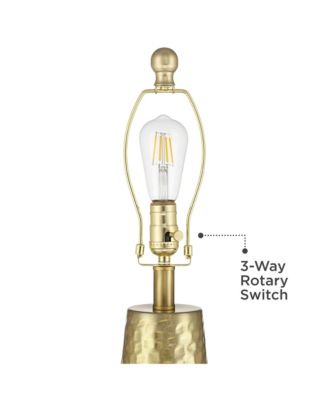 Possini Euro Croley 27 1/2" High Hammered USB Table Lamp Set of 2