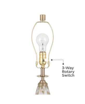 Melina 27 1/2" High  Glass Table Lamp Set with Dimmer