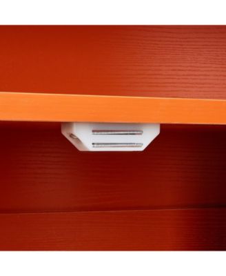 31 in Hidden Cat Litter Box Enclosure with Shelf Storage Modern Wooden Cabinet for Living Room