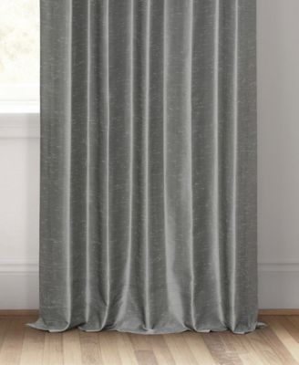 Vintage Textured Faux Dupioni Silk Blackout Curtain