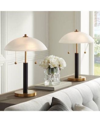 Orbital 19.5" High Small Mid Century Modern Accent Table Lamps Set of 2