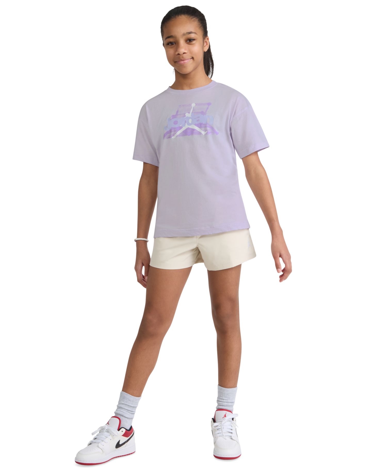 Girls' 7-16 Bow Short-Sleeve T-Shirt