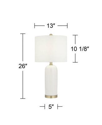 Draper 26" High Modern Coastal Table Lamps Set of 2