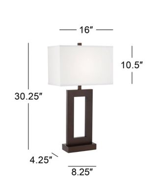 Marshall 30 1/4" Tall Open Window Large Modern End Table Lamps Set of 2