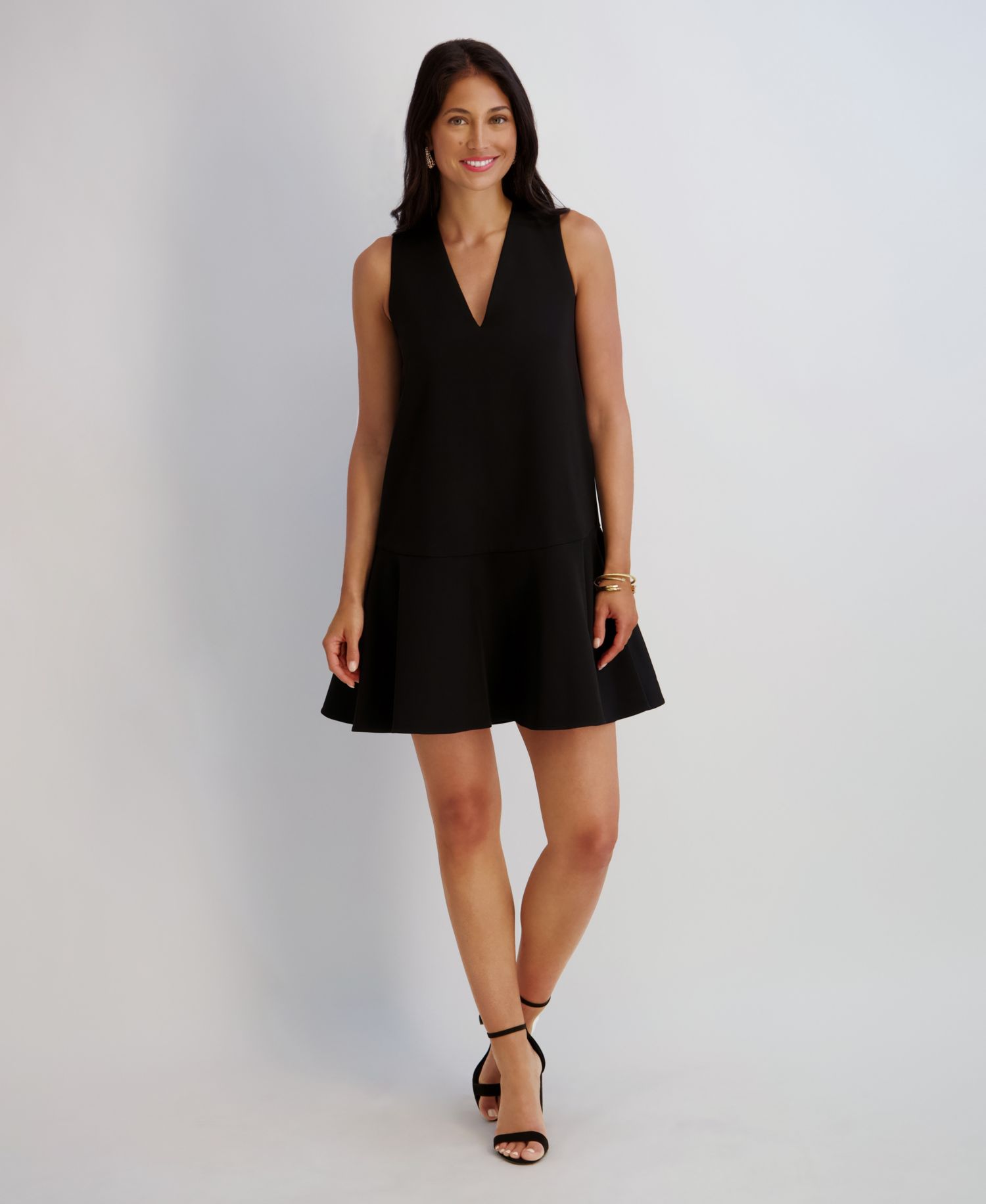 Women's Soft Touch Gab Sleeveless Short Dress