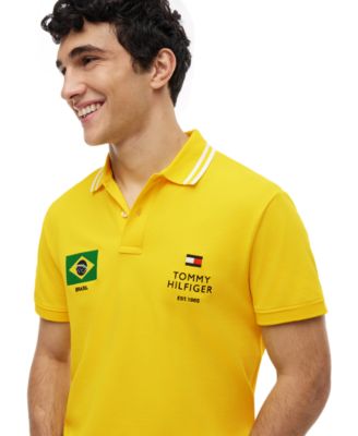 Men's Standard Country Brazil Regular-Fit Polo