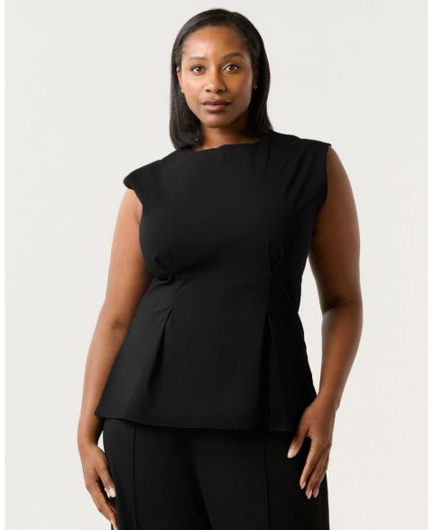 Женский топ ESTELLE Hallie High-Neck Sleeveless Peplum