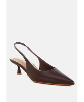 Women's Shala Kitten Heel Slingbacks