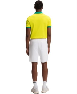 Men's Paddy Brazil Country Flag Trim Polo Shirt