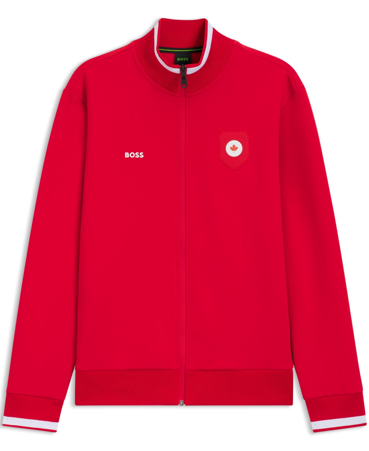 Men's Cotton-Blend Canada Country-Flag Badge Sweatshirt