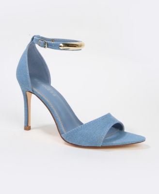 Women's Hunter Stiletto Sandals with Gold-Tone Metal Accent