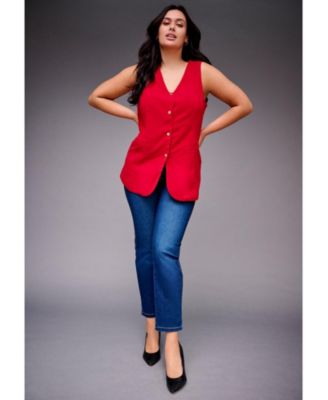 Women's Button Front Vest