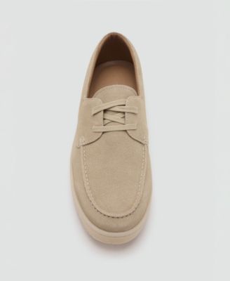 Men's Suede Leather Lace-Up Shoes