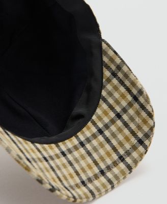 Men's Check Visor Hat