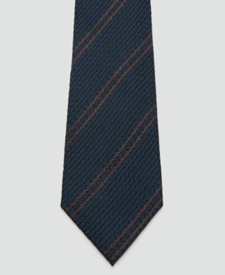 Men's Silk Microstructure Stripes Tie
