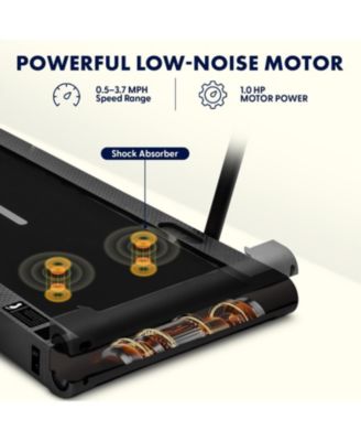 2-in-1 Walking Pad with Vibration Plates and Remote Control (SQWPVH15BK)