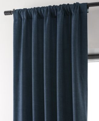Faux Linen Hotel Blackout Curtain
