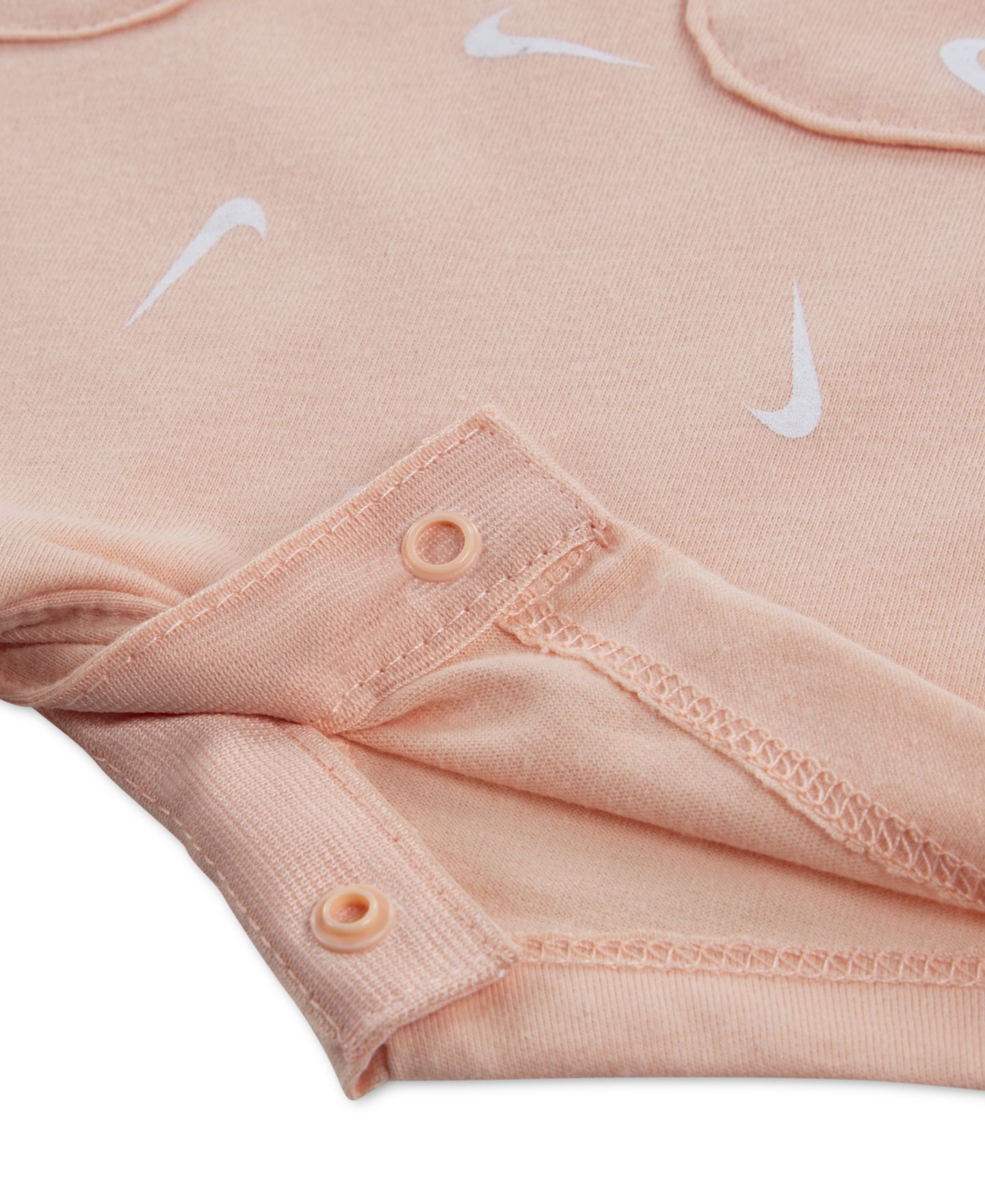 Комбинезон Nike Flutter Sleeves Romper with Bucket Hat для девочек-малышей, цвет: Светлый розовый — фото 4
