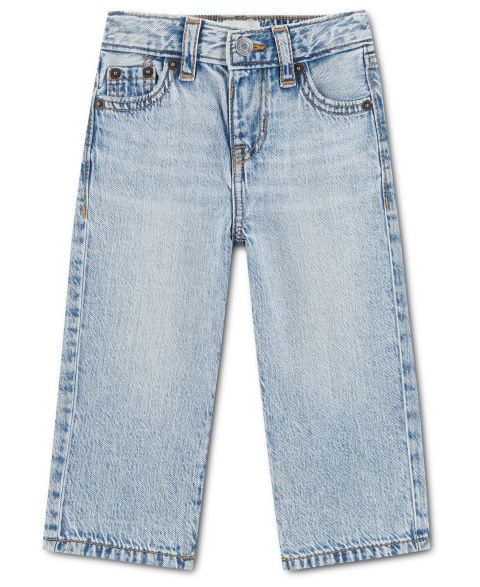 Джинсы abercrombie kids Baggy Fit Jeans для мальчиков-малышей, цвет: Синий