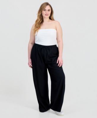 Black Dress Pants & Trousers Plus Size Clothing for Women | Macy's