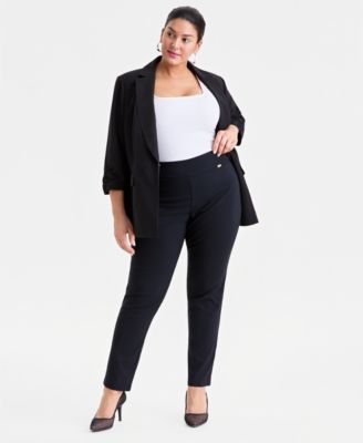 Plus Size Bengaline Skinny Pants