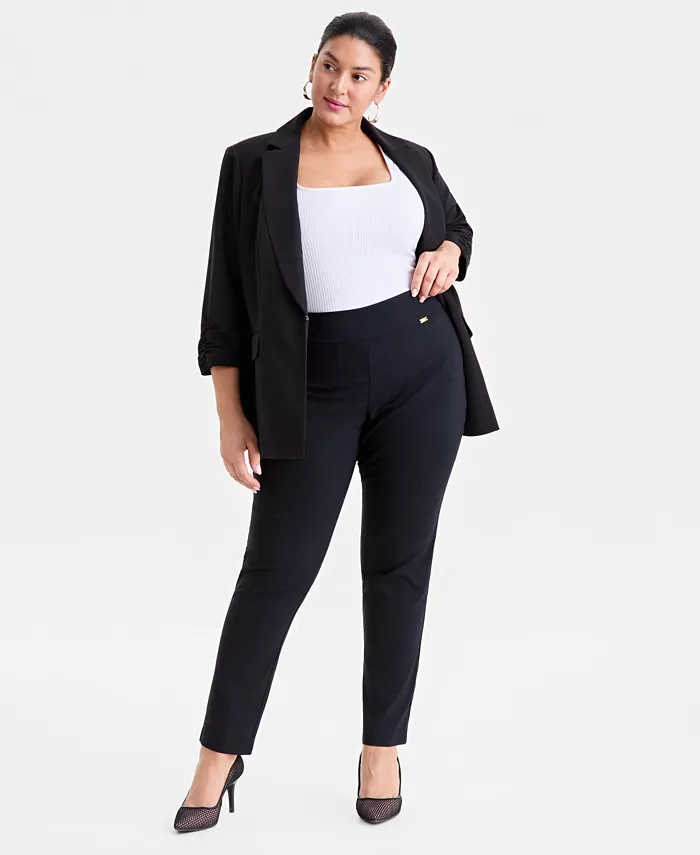 Plus Size Bengaline Skinny Pants - thumbnail 7