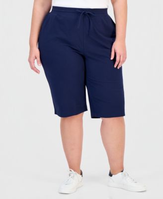 Plus Size Knit Pull-On Skimmer