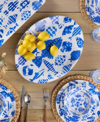 Fish Tale Platters, 2-Pc. Set