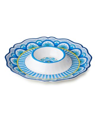 Porto Chip-and-Dip and Rectangular Platter, 2-Pc. Set